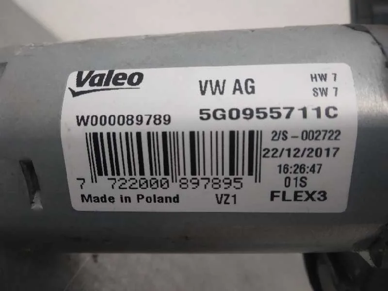 Motor Limpia Trasero para Volkswagen Golf Vii Sportsvan