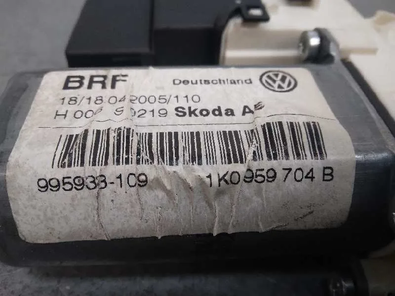 Motor Elevalunas Trasero Derecho para Skoda Octavia Berlina (1Z3)