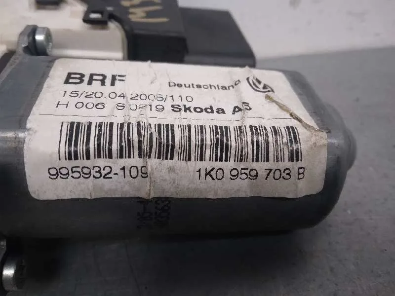 Motor Elevalunas Trasero Izquierdo para Skoda Octavia Berlina (1Z3)