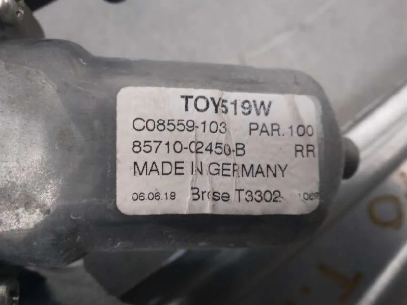 Elevalunas Trasero Izquierdo para Toyota Auris