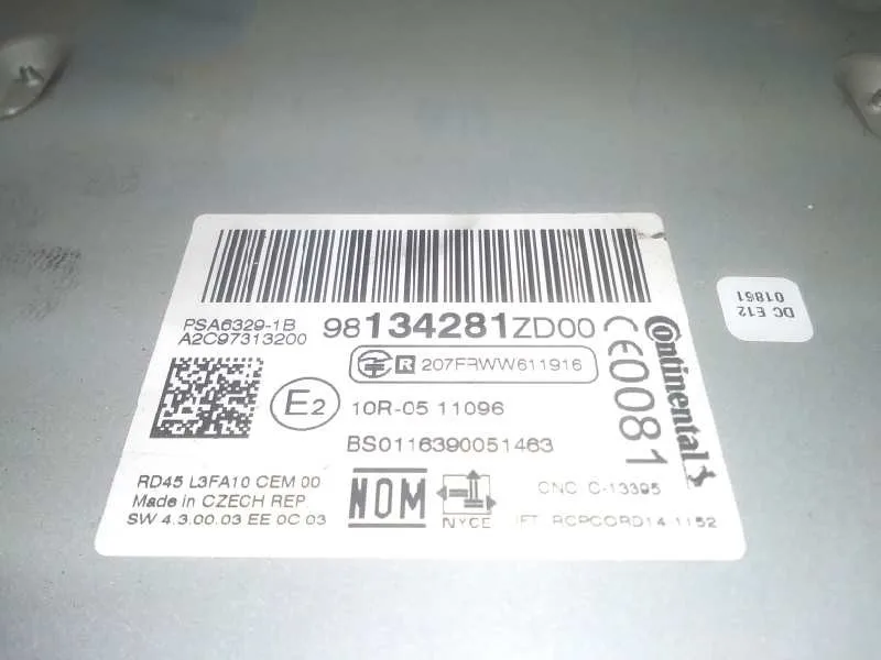 Sistema Audio / Radio Cd para Citroën C-Elysee
