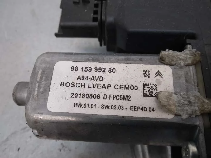 Elevalunas Delantero Derecho para Peugeot 2008 (--.2013->)