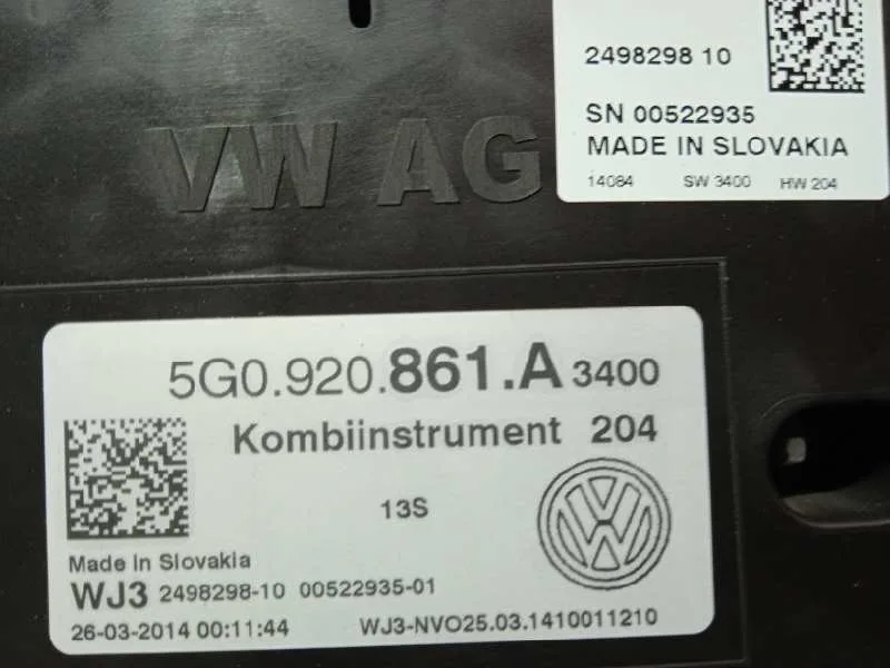 Cuadro Instrumentos para Volkswagen Golf Vii Lim.
