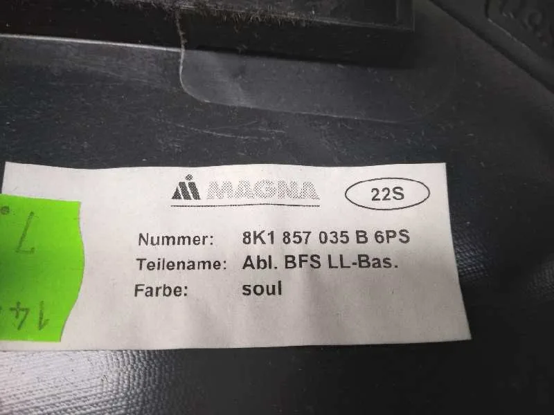 Guantera para Audi A5 Sportback (8T)