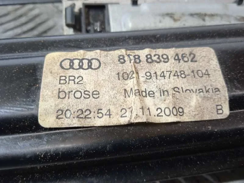 Elevalunas Trasero Derecho para Audi A5 Sportback (8T)