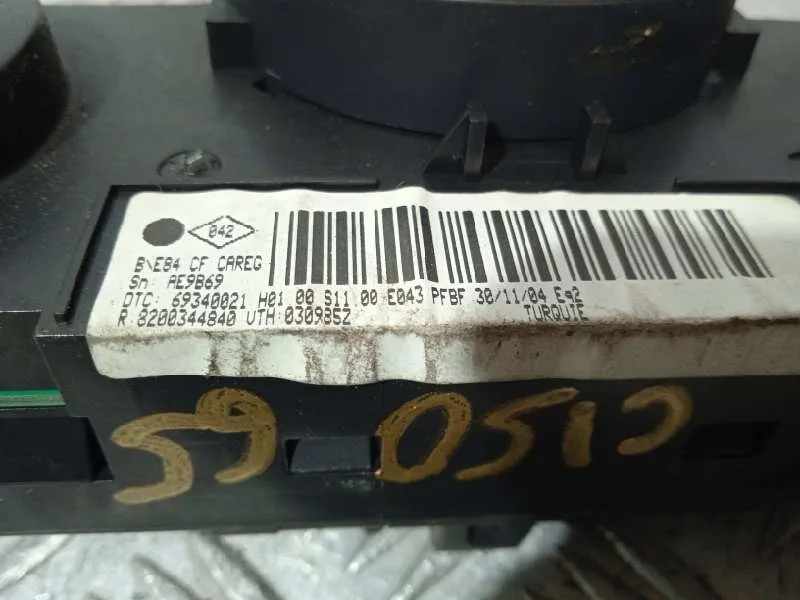 Mando Climatizador para Renault Megane Ii Classic Berlina