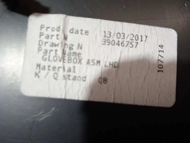 Guantera para Opel Astra K Lim. 5Türig