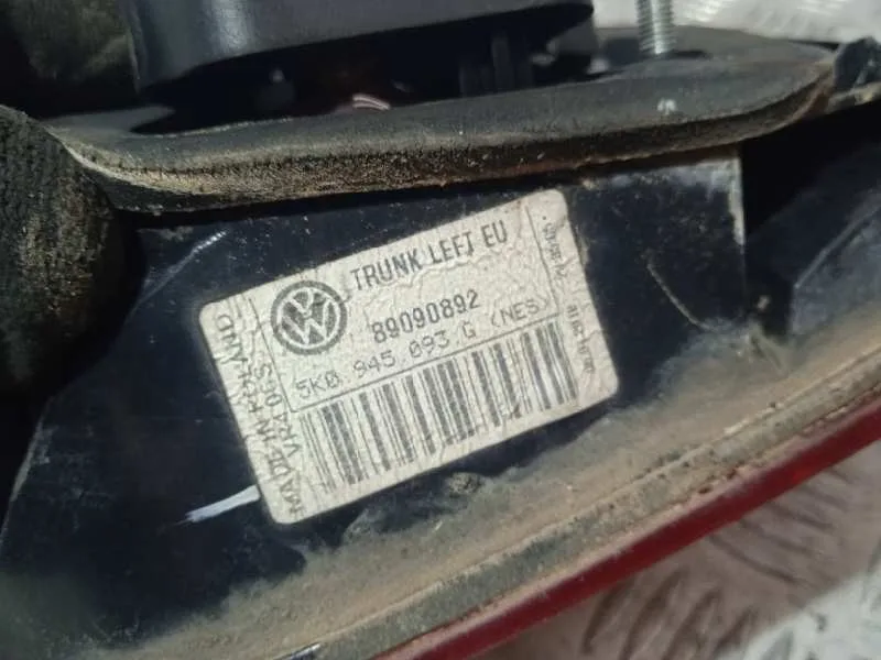 Piloto Trasero Izquierdo Interior para Volkswagen Golf Vi (5K1)