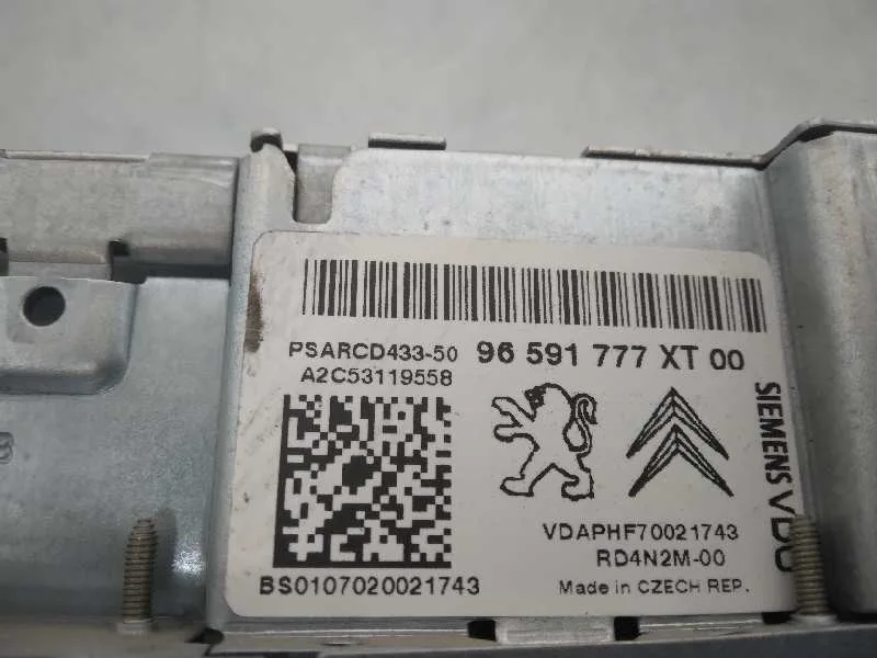 Sistema Audio / Radio Cd para Citroën C4 Grand Picasso