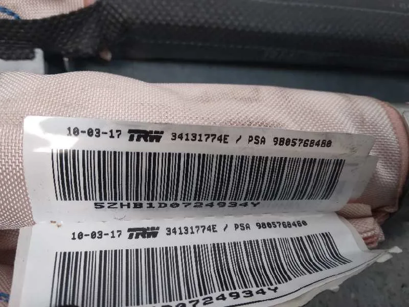 Airbag Cortina Delantero Izquierdo para Peugeot 308