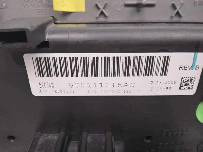 Mando Calefaccion / Aire Acondicionado para Chrysler Sebring Berlina