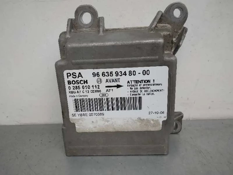 Centralita Airbag para Peugeot 207