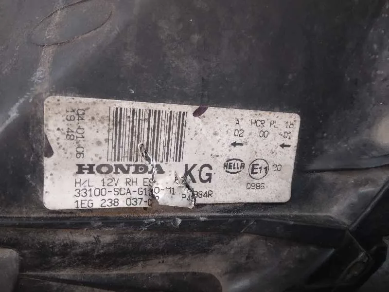 Faro Derecho para Honda Cr-V (Rd8)