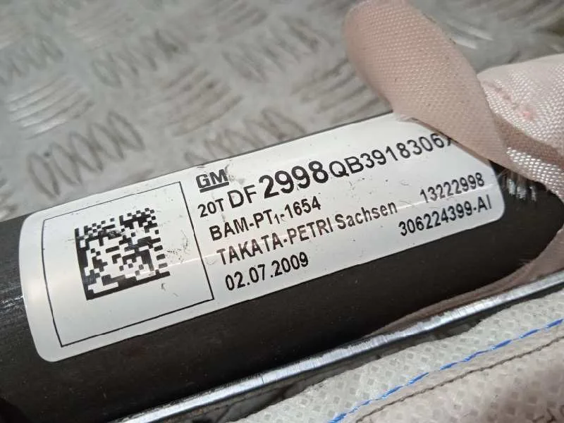 Airbag Cortina Delantero Izquierdo para Opel Insignia Berlina