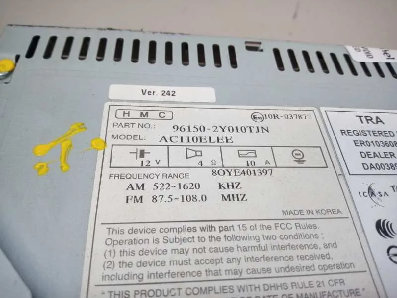 Sistema Audio / Radio Cd para Hyundai Ix35