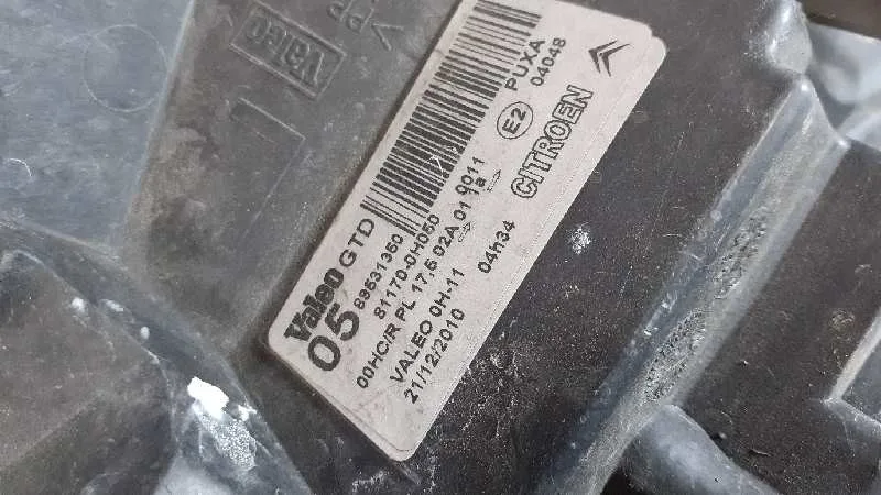 Faro Izquierdo para Citroën C1