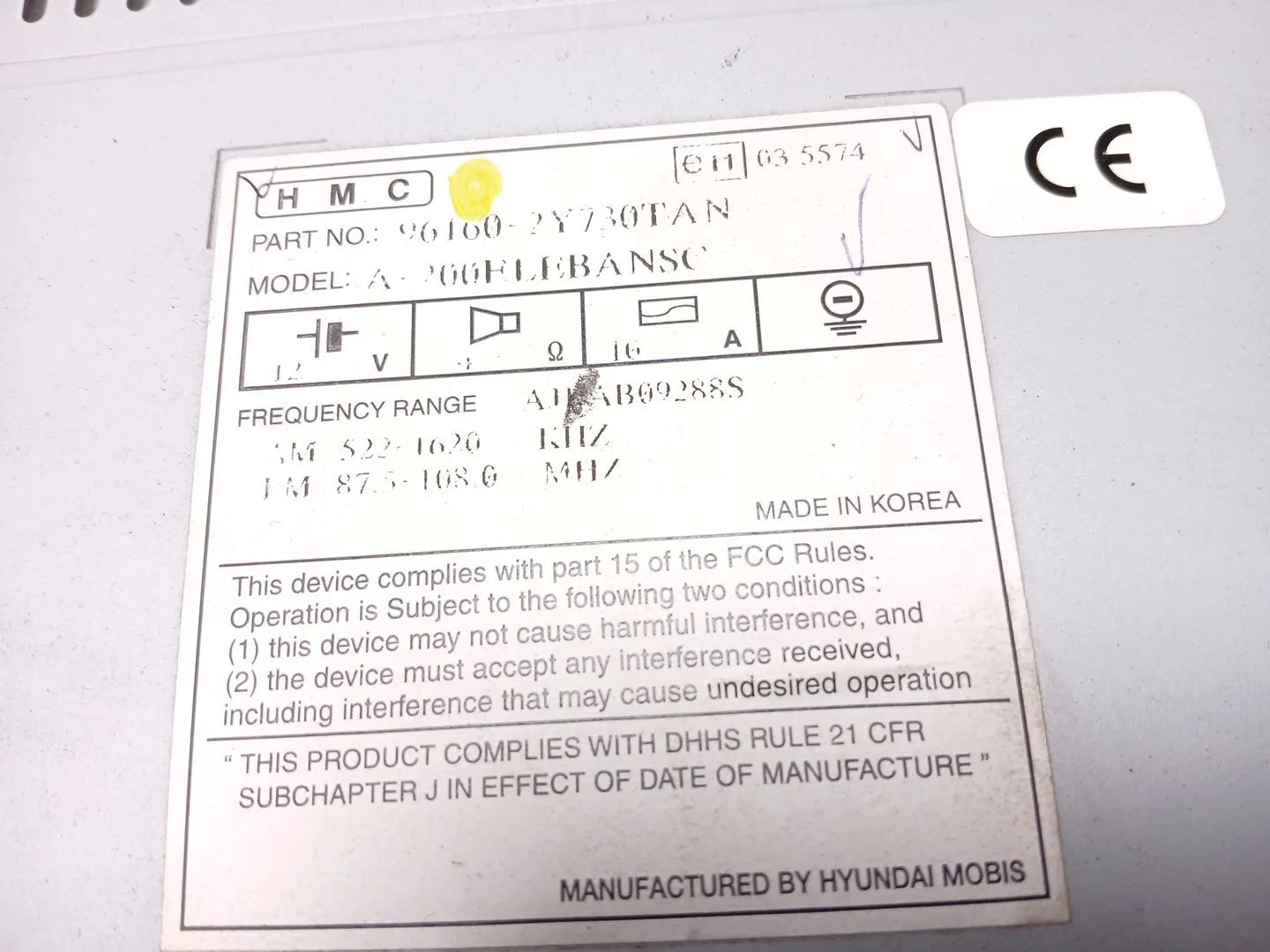 Sistema Audio / Radio Cd para Hyundai Ix35