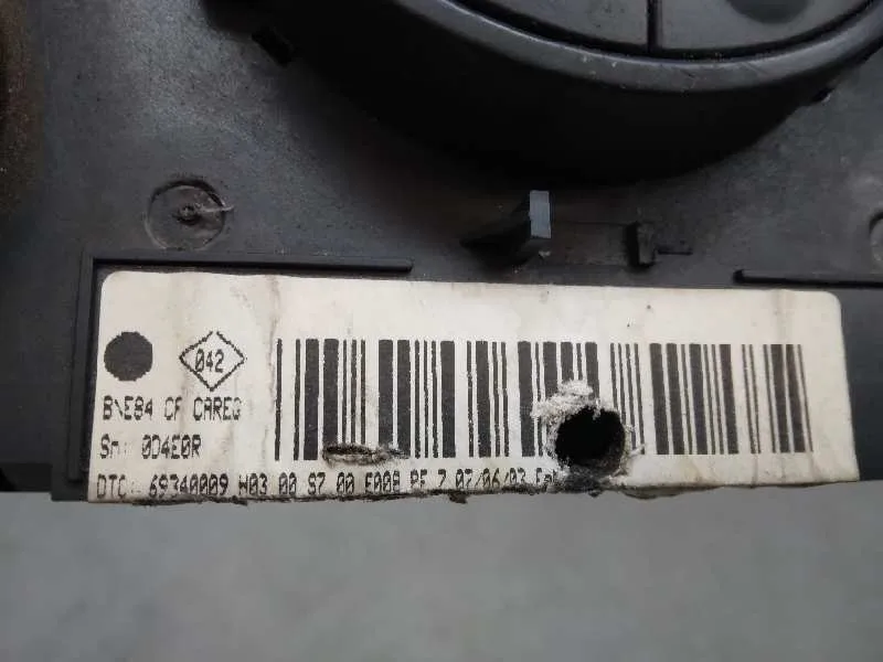 Mando Climatizador para Renault Megane Ii Classic Berlina
