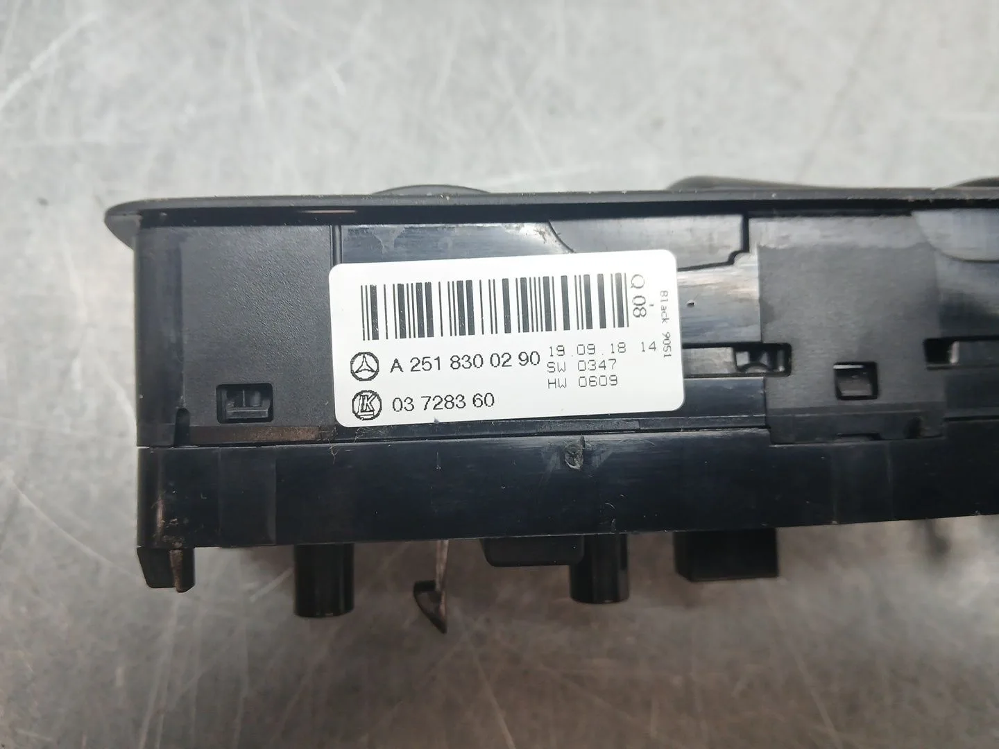 Mando Elevalunas Delantero Izquierdo para Mercedes-Benz Clase M (W164)