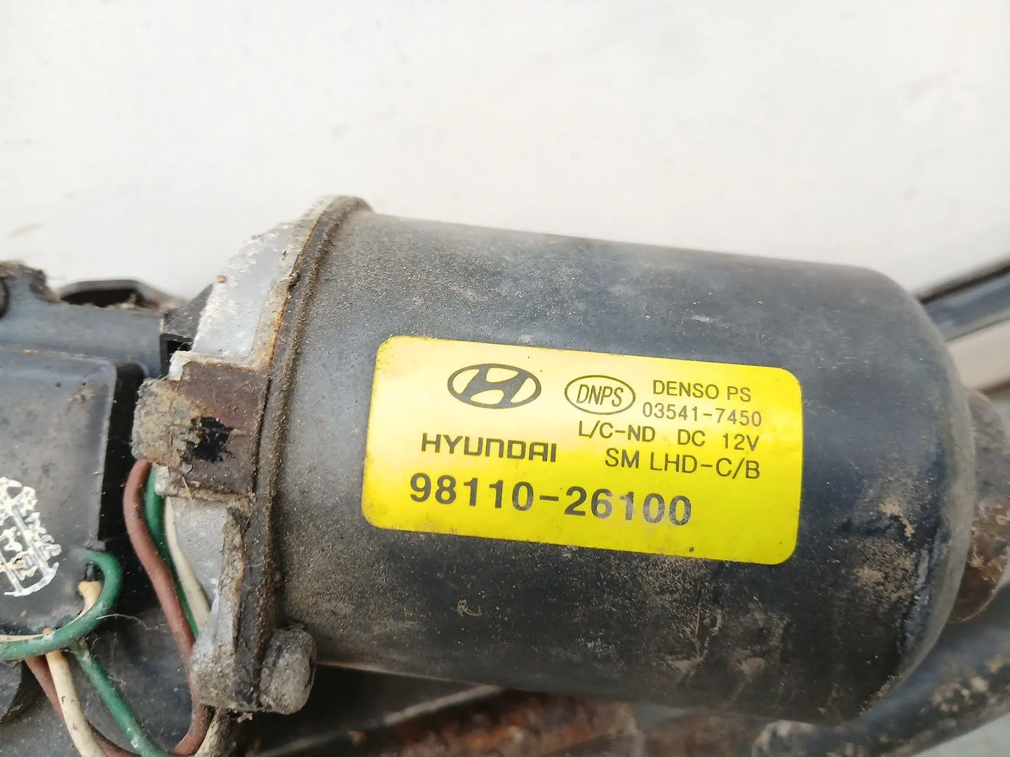 Motor Limpia Delantero para Hyundai Santa Fe (Sm)
