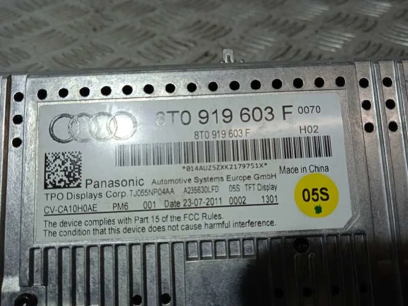 Sistema Audio / Radio Cd para Audi A5 Coupe (8T)