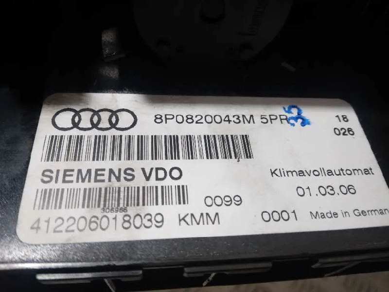 Mando Climatizador para Audi A3 (8P)