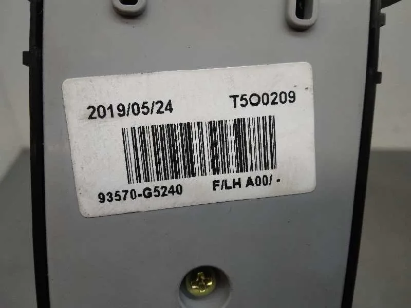 Mando Elevalunas Delantero Izquierdo para Kia Niro