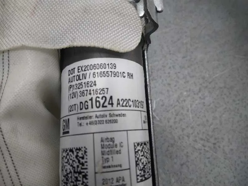 Airbag Cortina Delantero Derecho para Opel Zafira Tourer