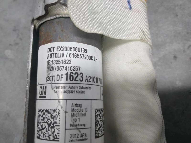 Airbag Cortina Delantero Izquierdo para Opel Zafira Tourer