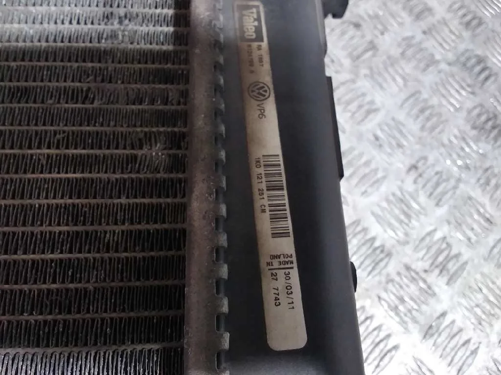 Radiador Agua para Seat Leon (1P1)
