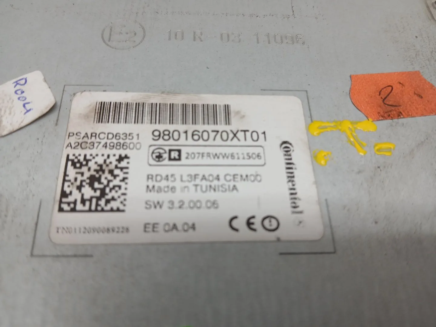 Sistema Audio / Radio Cd para Citroën C3