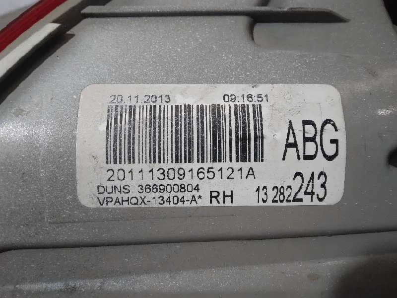 Piloto Trasero Derecho para Opel Astra J Sports Tourer