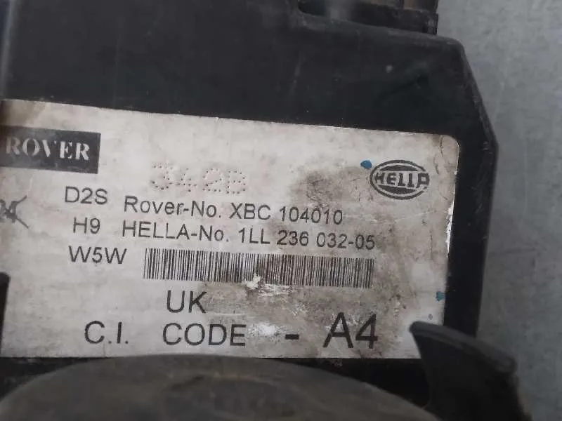 Faro Izquierdo para Mg Serie 75 (Rj)