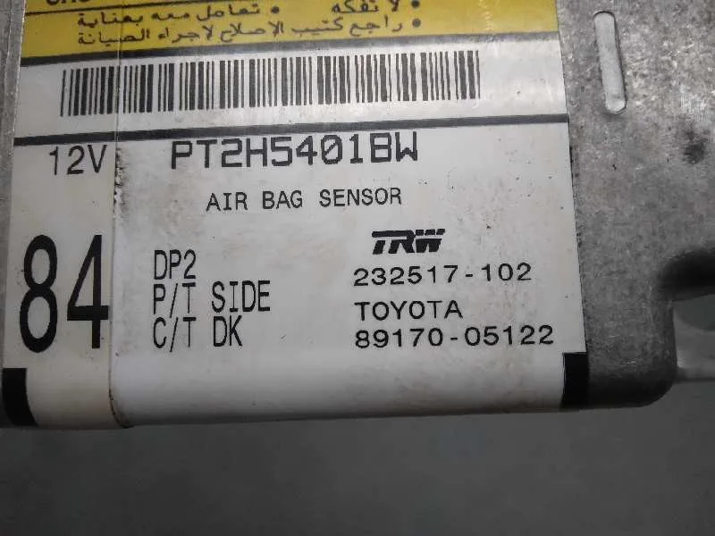 Centralita Airbag para Toyota Avensis Berlina (T25)