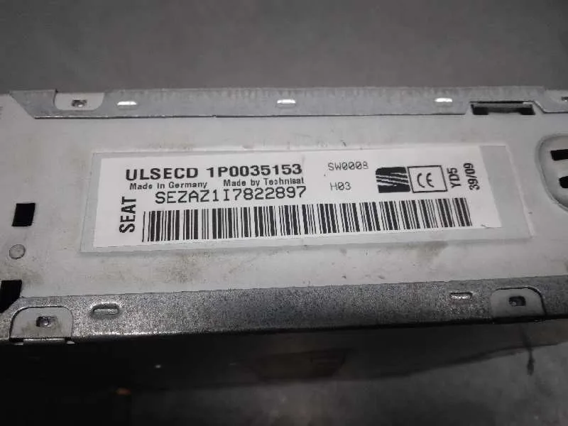Sistema Audio / Radio Cd para Seat Leon (1P1)