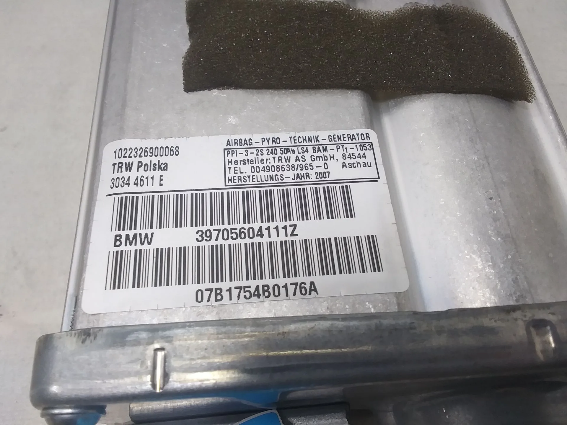 Airbag Delantero Derecho para Bmw X3 (E83)