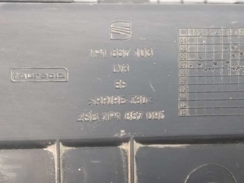 Guantera para Seat Leon (1P1)