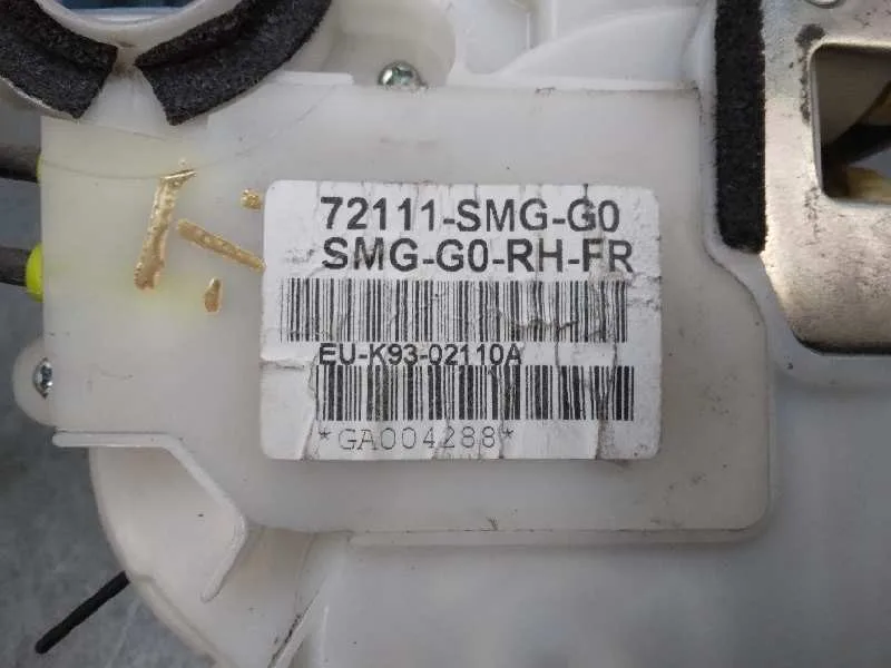 Cerradura Puerta Delantera Derecha para Honda Civic Berlina (Fn)
