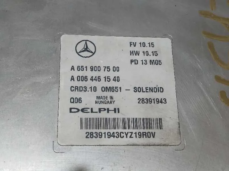 Centralita Motor Uce para Mercedes-Benz Clase C (W204) Berlina