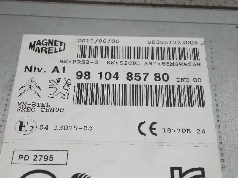 Sistema Navegacion Gps para Citroën C4 Picasso