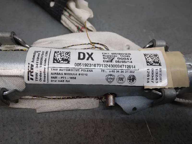 Airbag Cortina Delantero Derecho para Fiat Nuova 500 (150)