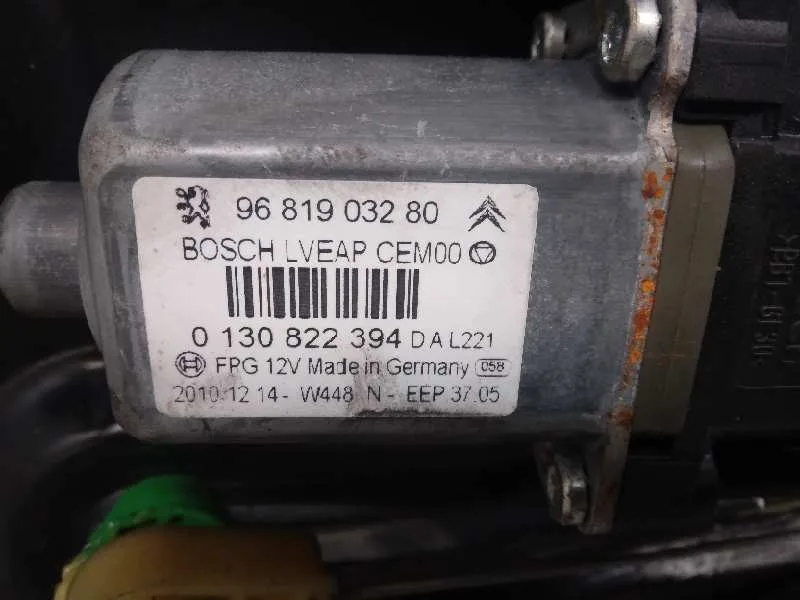 Elevalunas Trasero Derecho para Peugeot 308 Cc (2009)