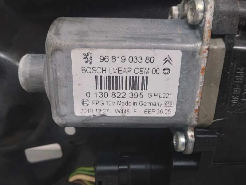 Elevalunas Trasero Izquierdo para Peugeot 308 Cc (2009)