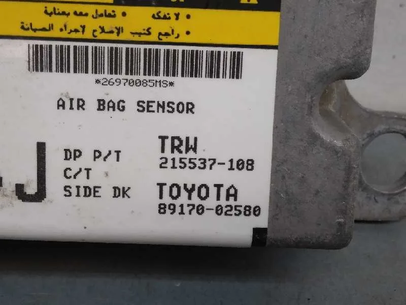 Centralita Airbag para Toyota Auris