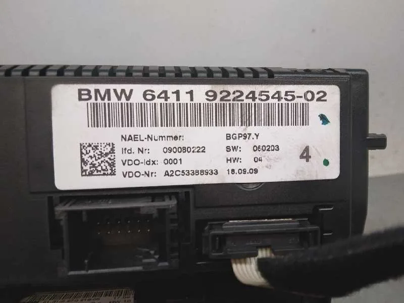 Mando Climatizador para Bmw Serie 1 Berlina (E81/E87)