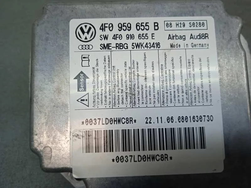 Centralita Airbag para Audi A6 Berlina (4F2)