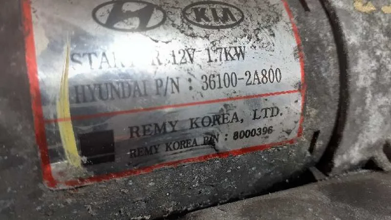 Motor Arranque para Hyundai Ix35