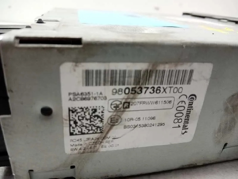 Sistema Audio / Radio Cd para Citroën Berlingo Station Wagon