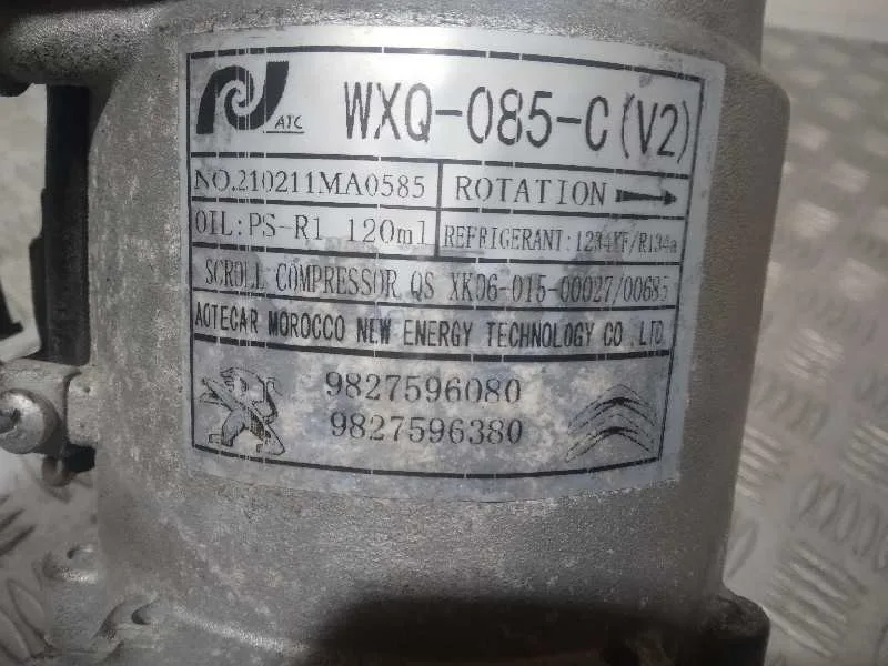 Compresor Aire Acondicionado para Opel Corsa F