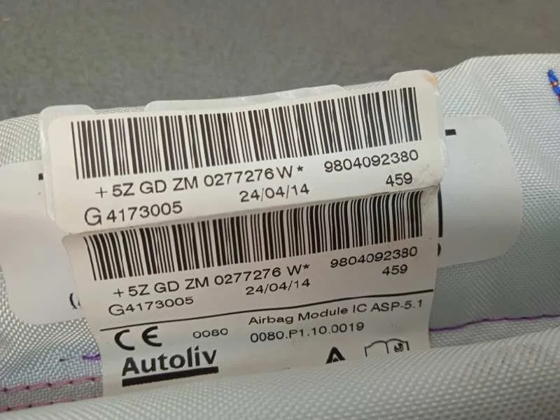 Airbag Cortina Delantero Izquierdo para Peugeot 208